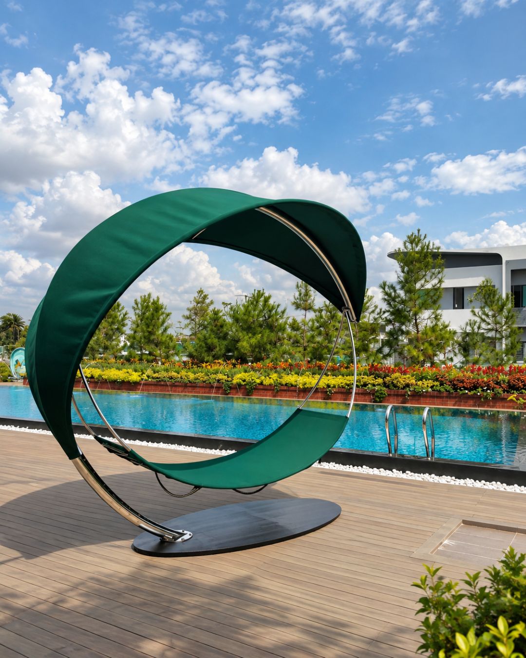Hammock chair design visualization