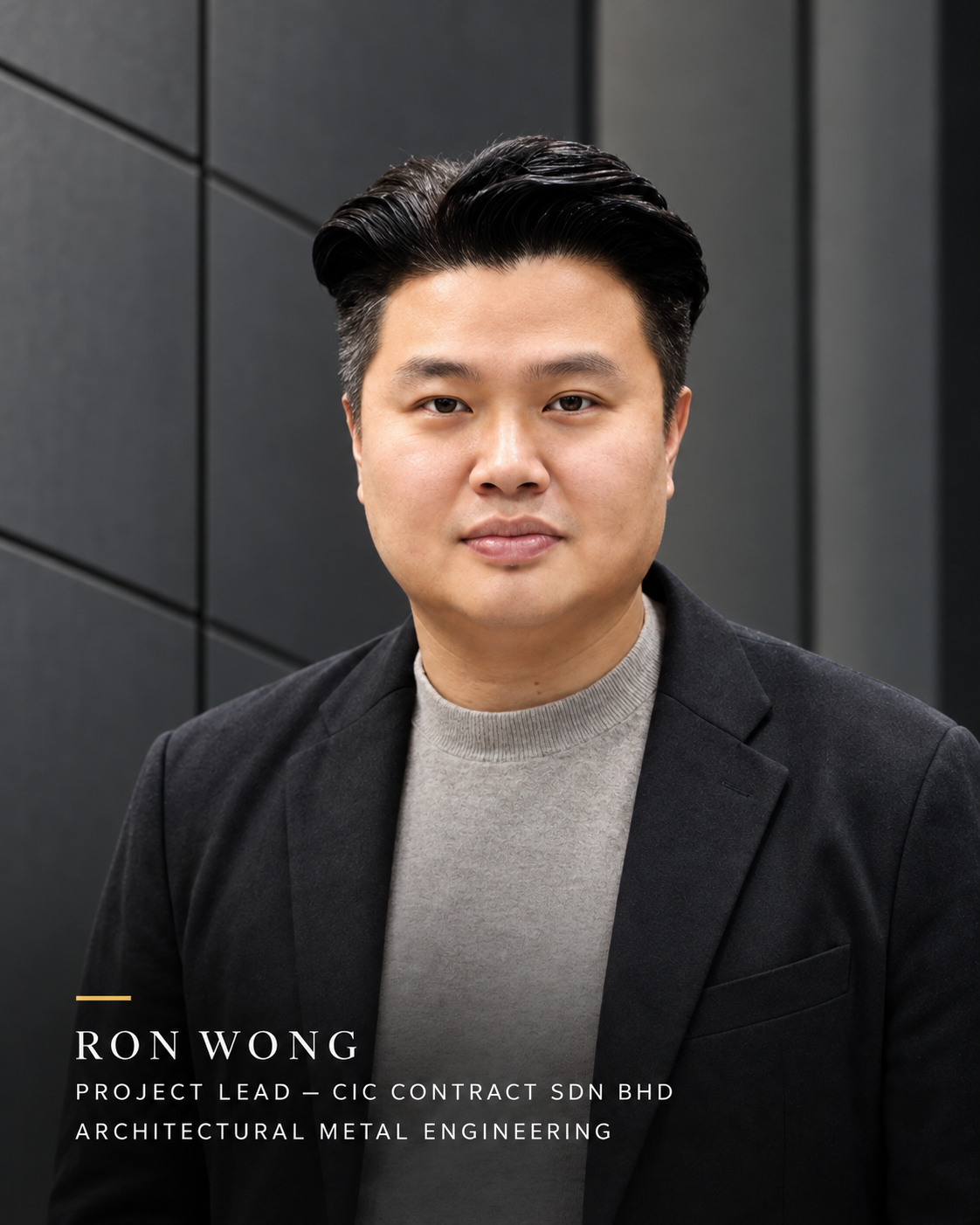 Ron Wong, CIC Contract project lead